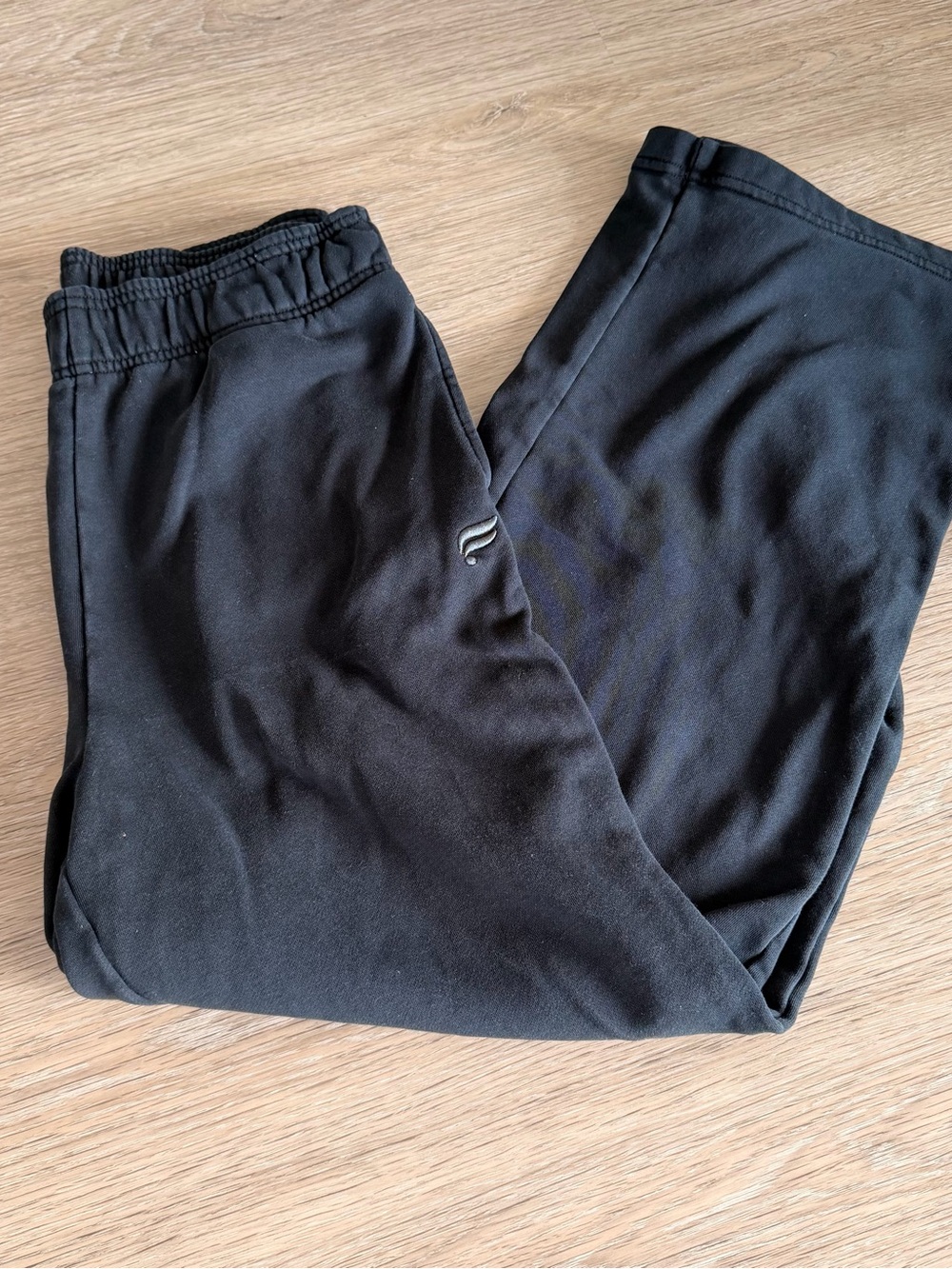 Fabletics wide leg terry sweat pants